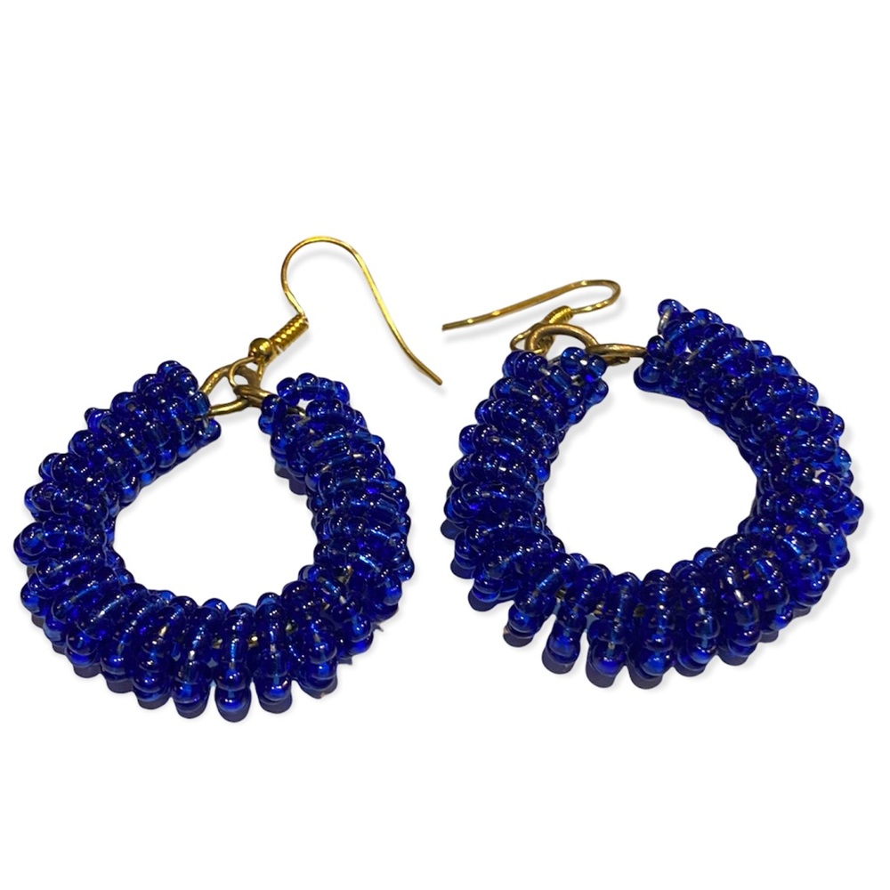 African Handmade Hypoallergenic Beaded Earrings